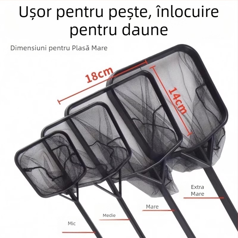 Plasă de mână pentru acvariu — ultra-fină, Pengyi, Cod 953371922137, Categoria: Echipamente pentru acvariu, Material: Altul