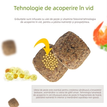 Hrană pentru țestoase — granule, marcă Deera/Bailjia, tip: hrană pentru animale de acvariu