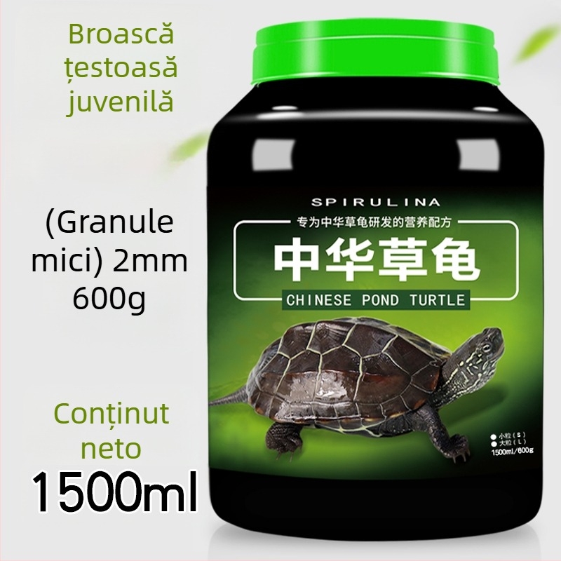 Hrană pentru țestoase — granule, marcă Deera/Bailjia, tip: hrană pentru animale de acvariu