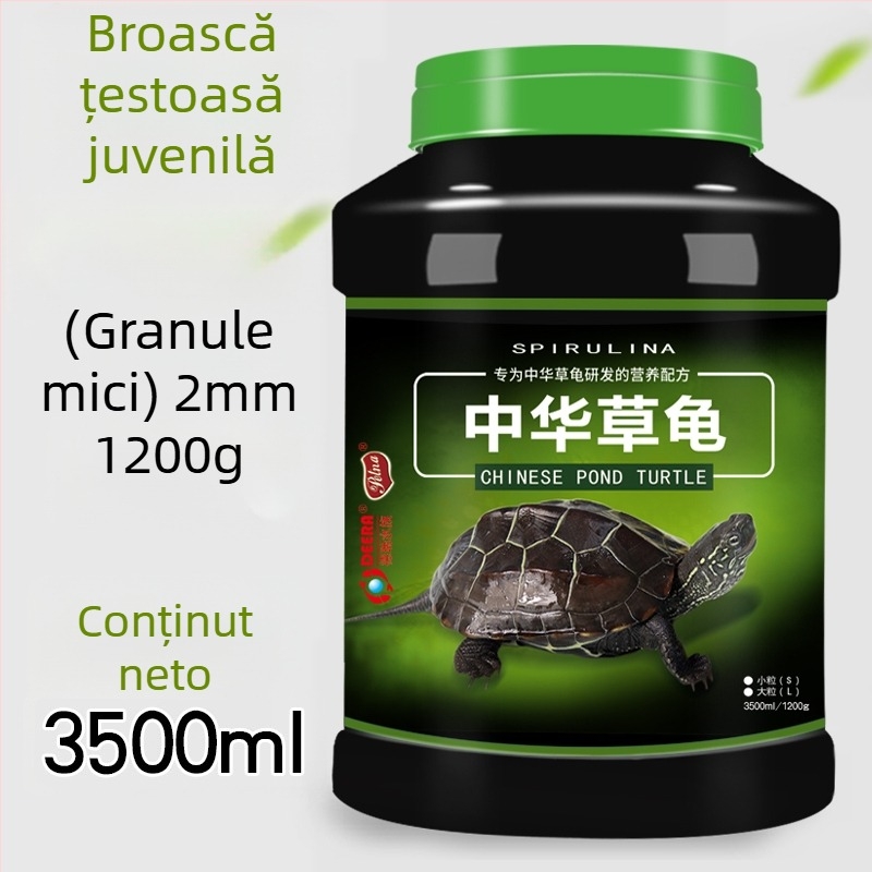 Hrană pentru țestoase — granule, marcă Deera/Bailjia, tip: hrană pentru animale de acvariu