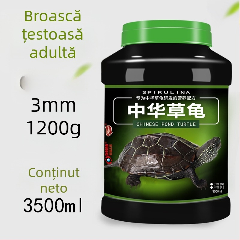 Hrană pentru țestoase — granule, marcă Deera/Bailjia, tip: hrană pentru animale de acvariu