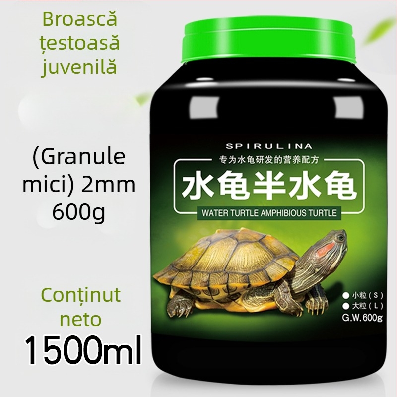 Hrană pentru țestoase — granule, marcă Deera/Bailjia, tip: hrană pentru animale de acvariu
