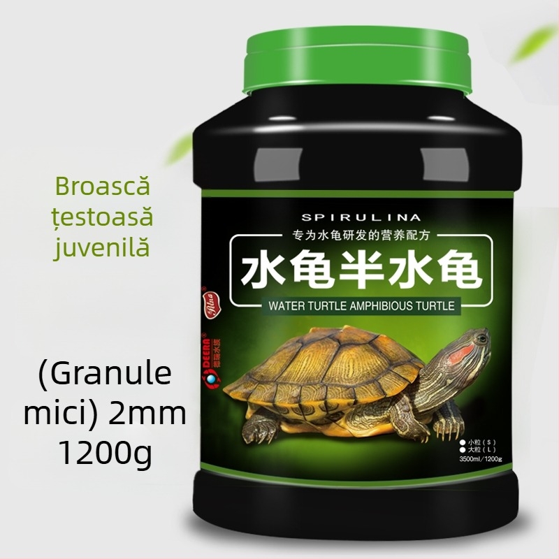 Hrană pentru țestoase — granule, marcă Deera/Bailjia, tip: hrană pentru animale de acvariu
