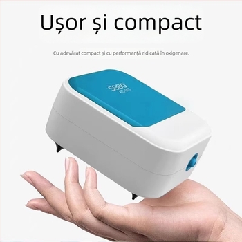 Pompă de oxigen pentru acvariu - Ultra-quiet, Songbao, ABS, 500 g