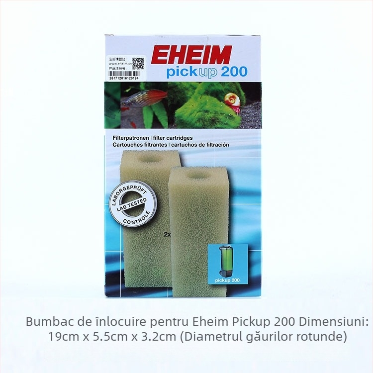 Filtru de bumbac EHEIM pentru filtru mecanic cu nivel scăzut de apă, membrană încorporată pentru îndepărtarea uleiului (Material: Alt; Categoria produsului: Filtru de bumbac/Filtru; Importat: Nu; Brand: Alt)