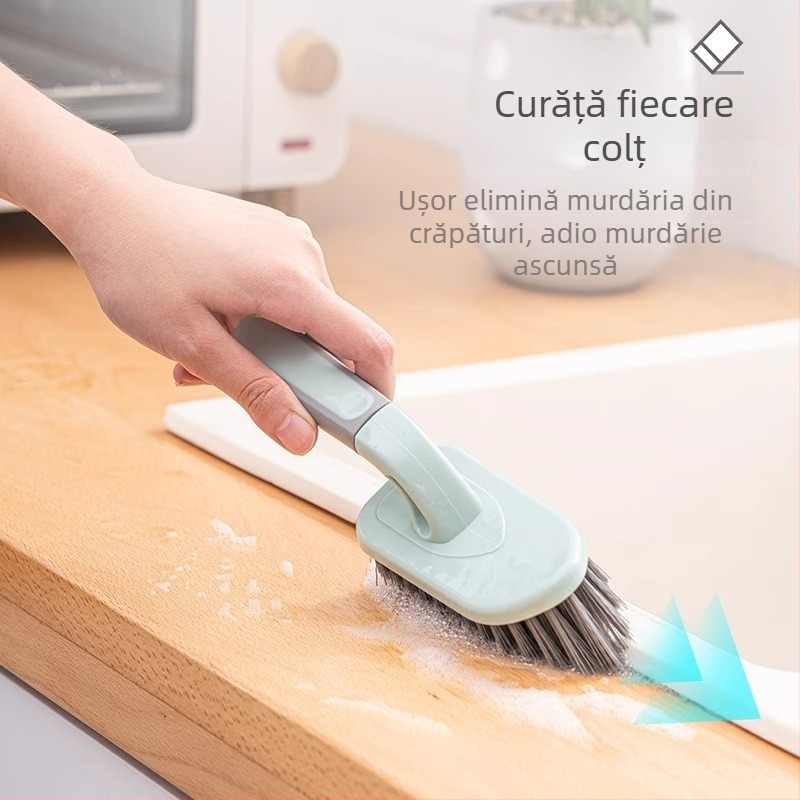 Hangge Perie de baie cu mâner lung pentru podea, plăci și rosturi — din plastic