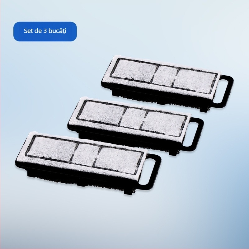 Filtru de acvariu montat pe perete — filtrare 3 în 1, circulația apei și oxigenarea, corp din plastic, material filtrant din bumbac