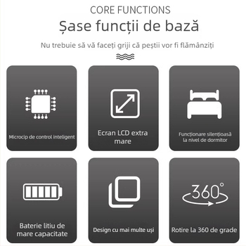 Hrănitor automat pentru pești de acvariu, din plastic, marcă BESSN, set complet, potrivit pentru acvariu