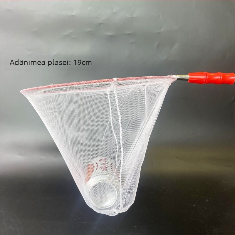 Plasă de insecte pliabilă pentru copii, pentru capturat libelule și fluturi (ramă din oțel inoxidabil; greutate 225 g; Chi Yiheng)