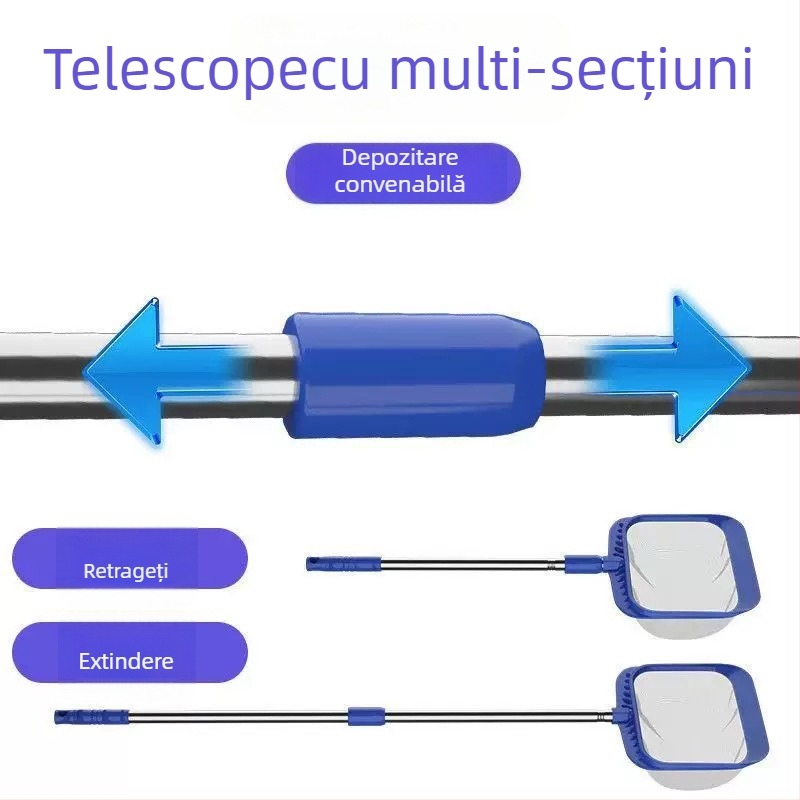 Plasă telescopică din nailon pentru acvariu – Naichong, plasă de pescuit pentru echipament de acvariu