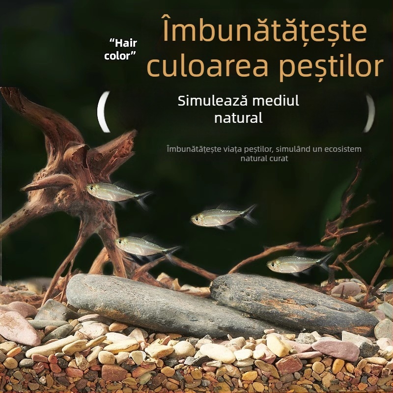 Nisip de râu din gresie pentru acvariu, substrat natural la fund, decor peisaj pentru acvariu, 1,5 kg, origine Shandong