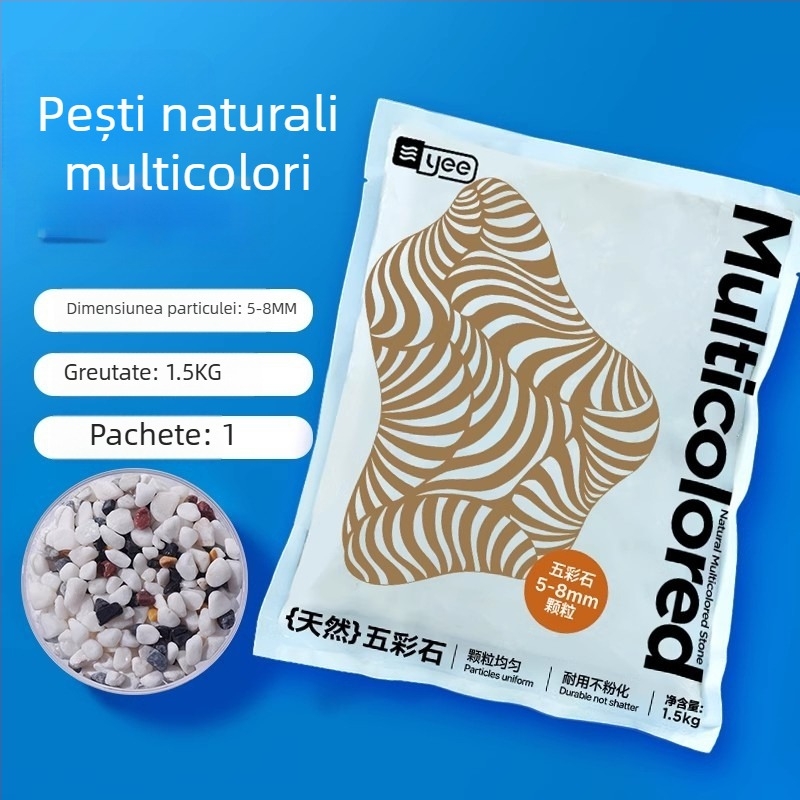 Nisip de râu din gresie pentru acvariu, substrat natural la fund, decor peisaj pentru acvariu, 1,5 kg, origine Shandong