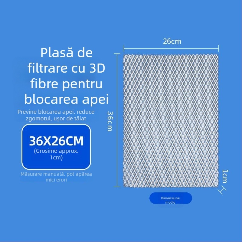 Filtru de acvariu din fibre pentru prevenirea blocărilor (Material: Plastic; Categoria: Filtru din fibre; Greutate: 100)