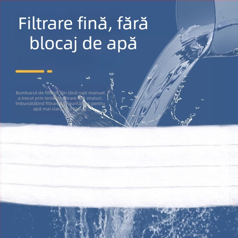 Filtru de acvariu din bumbac PP – stratificat, flux de apă neobstrucționat, pentru cutie de filtrare, 1 bucată