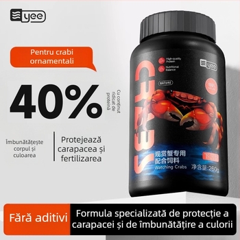 Hrană Yee pentru crabi decorativi - cu conținut proteic ridicat, formulă subțire, cutie 10