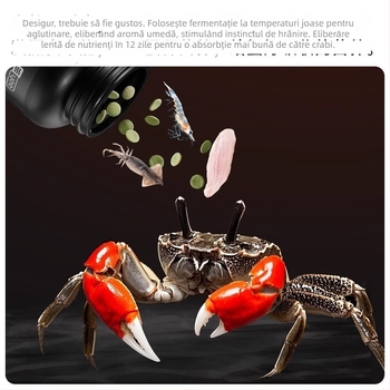 Hrană Yee pentru crabi decorativi - cu conținut proteic ridicat, formulă subțire, cutie 10