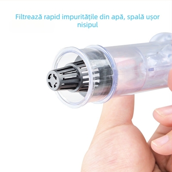 Kit de curățare a acvariului: schimbător de apă, curățător de nisip, pompă, furtun sifon, echipament pentru acvariu (Plastic; Echipament pentru acvariu)