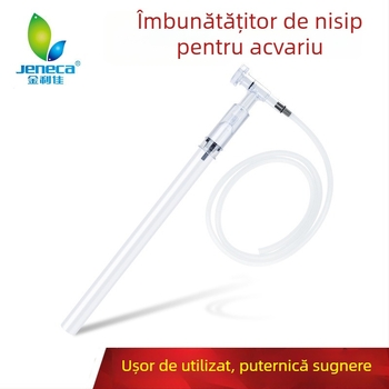 Kit de curățare a acvariului: schimbător de apă, curățător de nisip, pompă, furtun sifon, echipament pentru acvariu (Plastic; Echipament pentru acvariu)