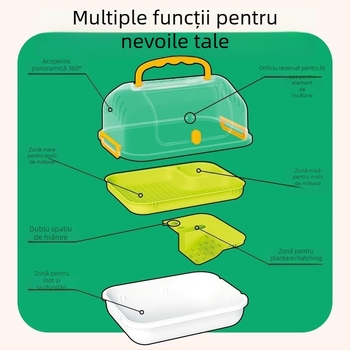 Cutie de observație ecologică pentru copii – plastic, marcă Kou Duck, pentru copii 3–6 ani