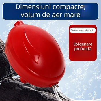 Naichong pompă de oxigenare pentru acvariu, alimentare DC, debit de aer reglabil și oxigenare în profunzime.