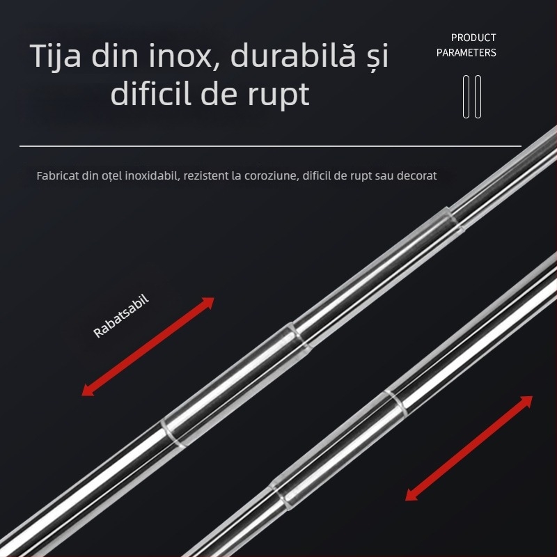 Plasă de acvariu din oțel inoxidabil, telescopic, lucrată manual, 50 g, Echipament pentru acvariu