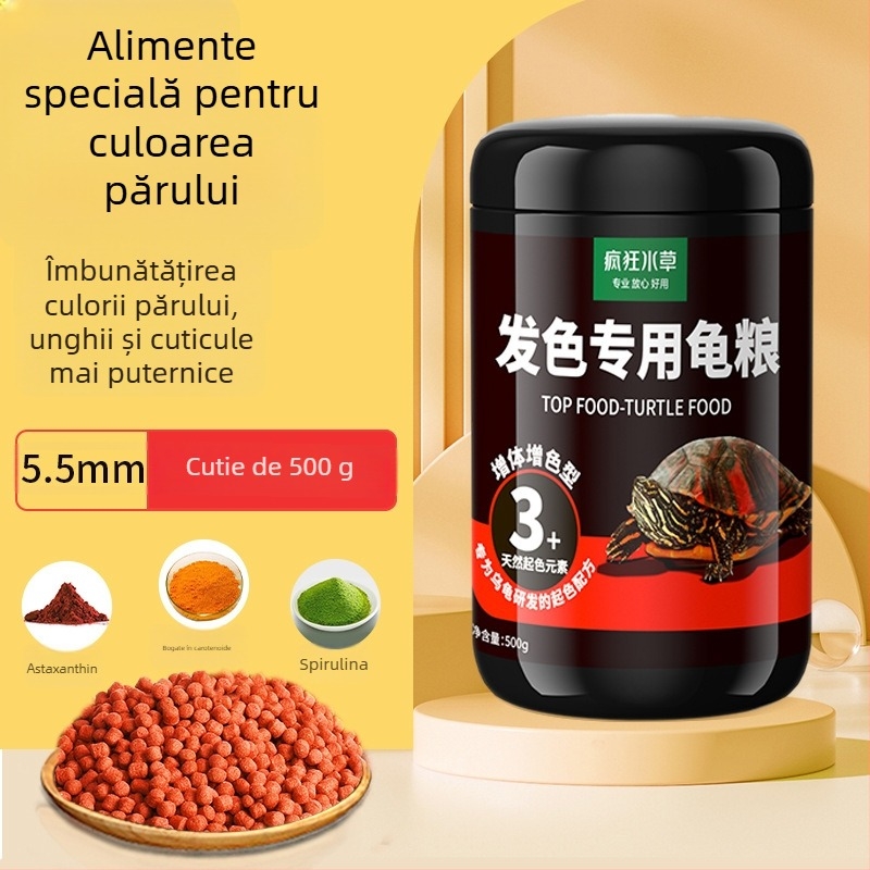 Crazy Water Plants hrană granulară pentru țestoase acvatice – 500 g, granule, animale de companie acvatice
