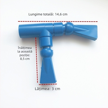 duză de pulverizare pentru acvariu, formă duckbill, potrivire universală, ieșire de apă transparentă la 360°