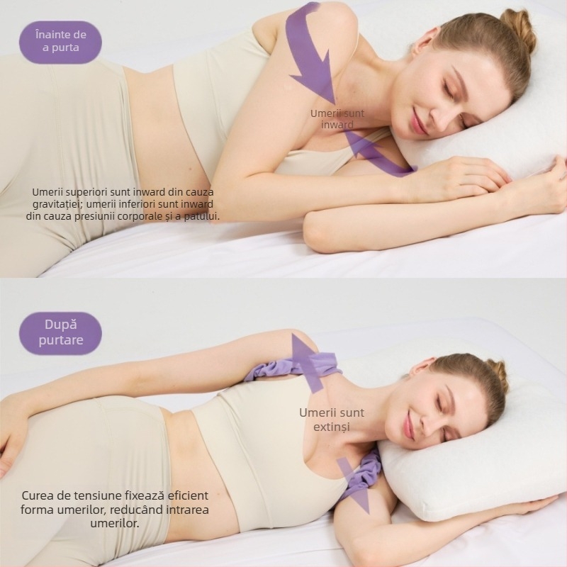 Banda de corecție a posturii în timpul somnului pentru femei – Umeri spre interior cu bretele deschise, Shimili WGK, Data lansării 2025-09-13, Certificat cu raport de testare