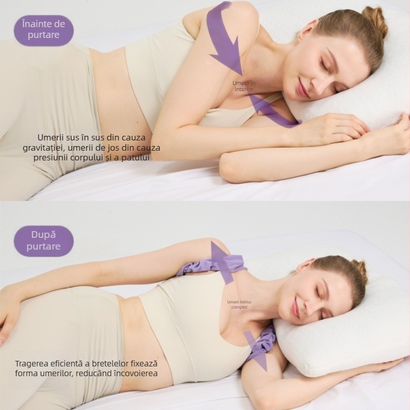Banda de corecție a posturii în timpul somnului pentru femei – Umeri spre interior cu bretele deschise, Shimili WGK, Data lansării 2025-09-13, Certificat cu raport de testare
