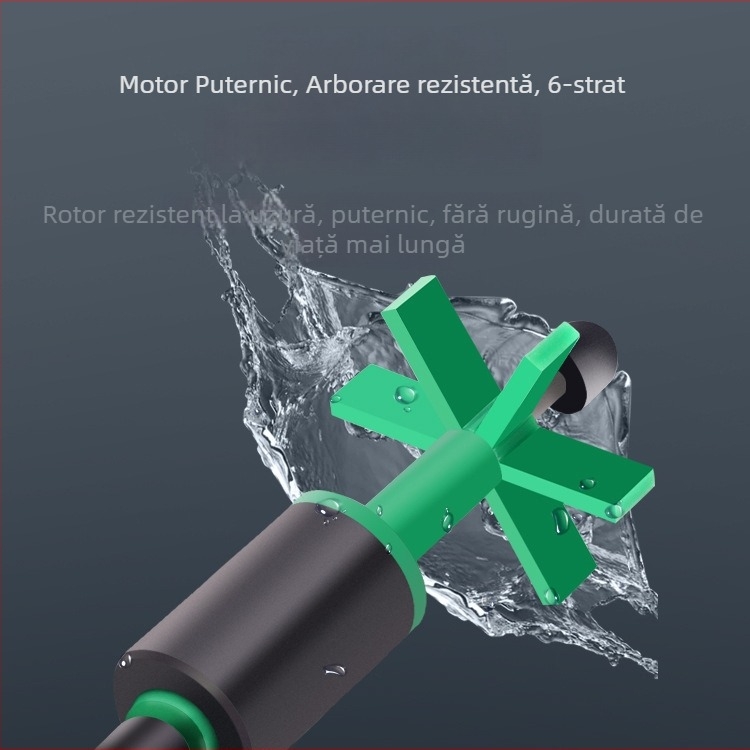 Pompă submersibilă pentru acvariu cu oxigenare și filtrare, filtru 4 în 1, montaj pe perete, silențioasă și economică