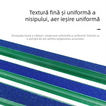 Kit de aerare pentru acvariu: piatră de aer, furtun de aer, perete de bule și bandă de nisip — plastic din piatră de nisip