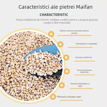 Granule Maifan pentru filtrare și amestecarea solului, bază de pavare pentru peisagistică