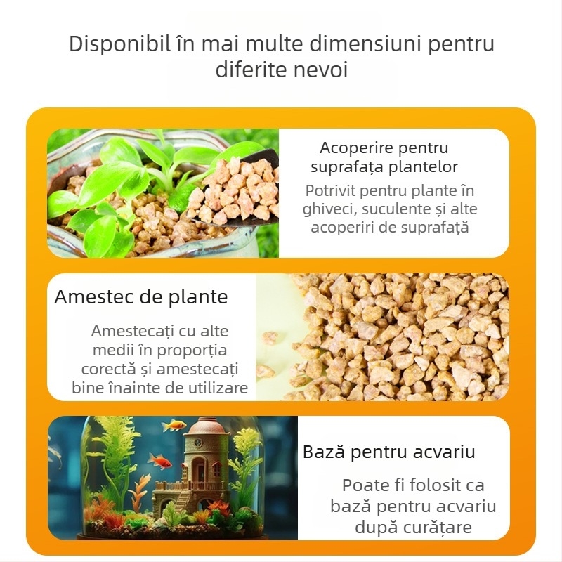Granule Maifan pentru filtrare și amestecarea solului, bază de pavare pentru peisagistică