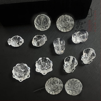 Mărgele din cristal pentru brățări DIY și colier – motif meander, finisaj lucios, brand Abner, origine Marea Chinei de Est