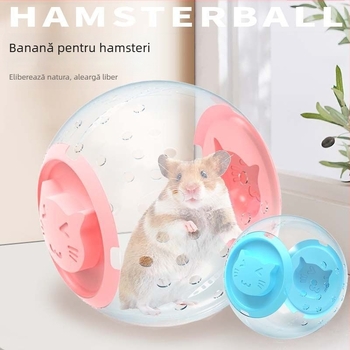 Minge de alergare pentru hamster și roată – plastic, origine Zhejiang, ambalaj 40 bucăți, greutate 0,2 kg
