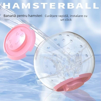 Minge de alergare pentru hamster și roată – plastic, origine Zhejiang, ambalaj 40 bucăți, greutate 0,2 kg