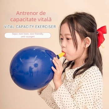 Balon de antrenament pentru respirație pentru vârstnici și copii, latex, formă rotundă, cu logo Can
