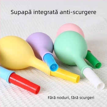 Balon de antrenament pentru respirație pentru vârstnici și copii, latex, formă rotundă, cu logo Can