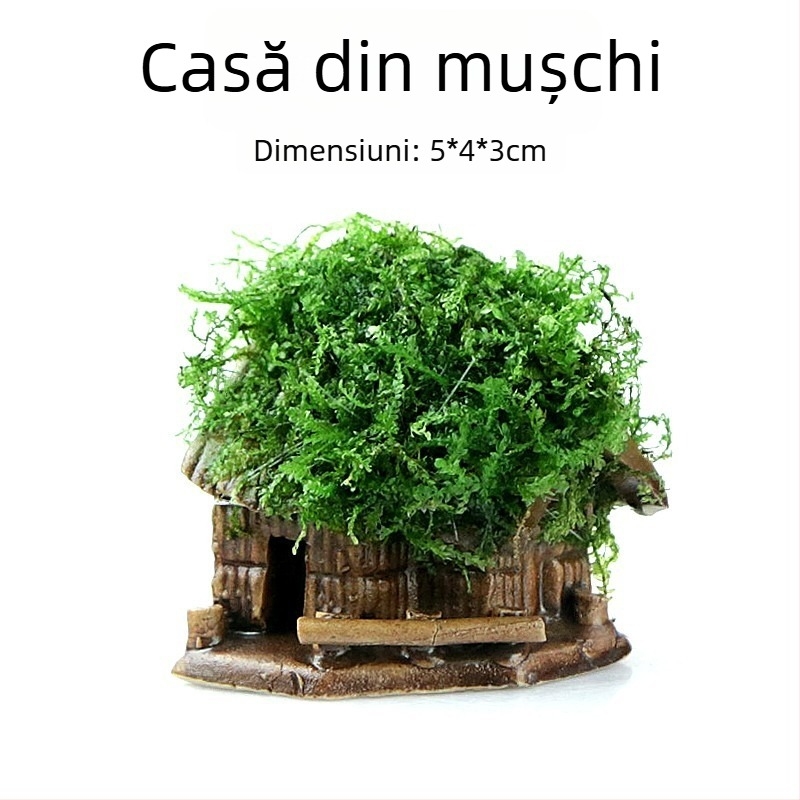 Ornament ceramic pentru acvariu — adăpost și peisaj; Brand Crazy aquatic plants; Material ceramic; Funcție adăpostire și amenajare; Scop principal: amenajare, adăpost