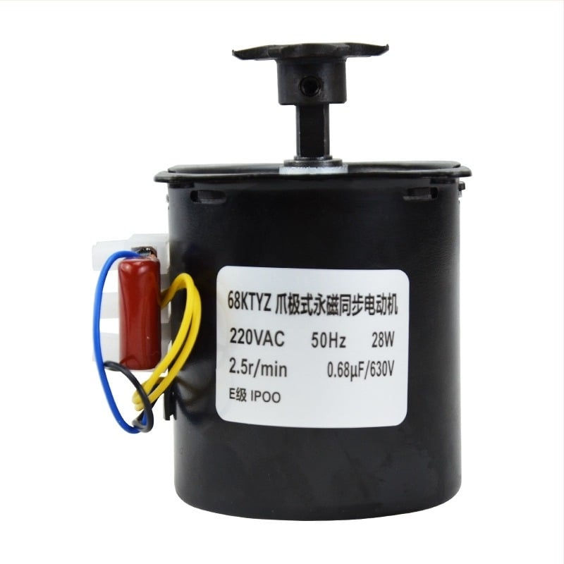 Accesorii pentru incubatoare: motor industrial de răsucire a ouălor (motor sincron 60KTYZ) pentru incubatoare; compatibil cu găini, gâște, rațe, fazani, porumbei; controlul temperaturii 0–99°C; procesare personalizată