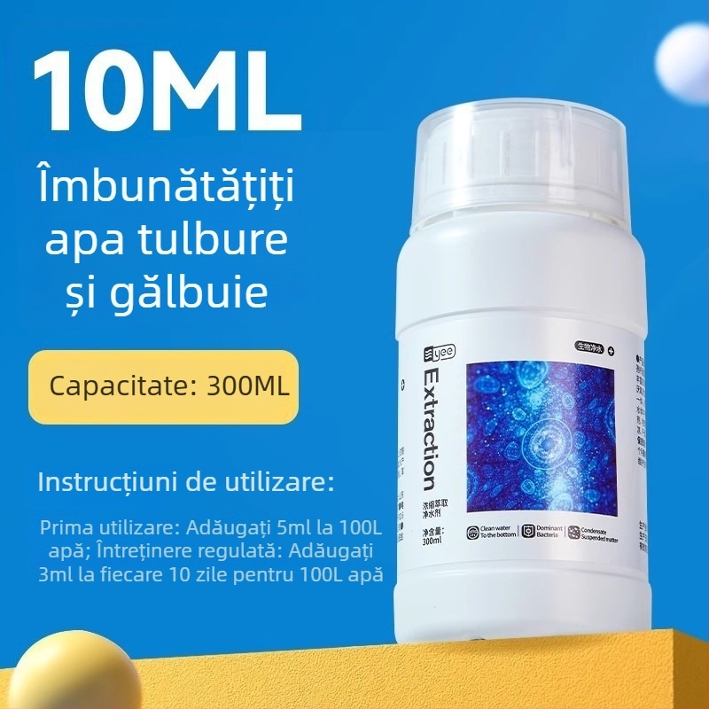 Purificator de apă pentru acvariu - YEE plastic, clarificator pentru apă, pentru acvariu, 0,55 kg, fabricat în China