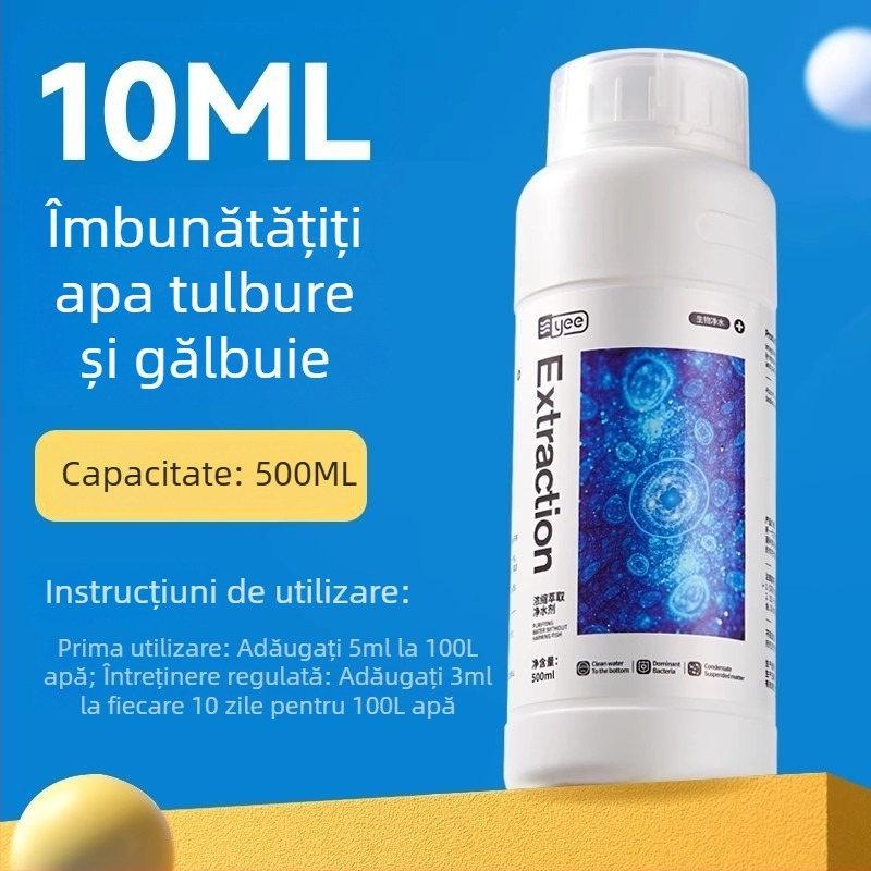 Purificator de apă pentru acvariu - YEE plastic, clarificator pentru apă, pentru acvariu, 0,55 kg, fabricat în China