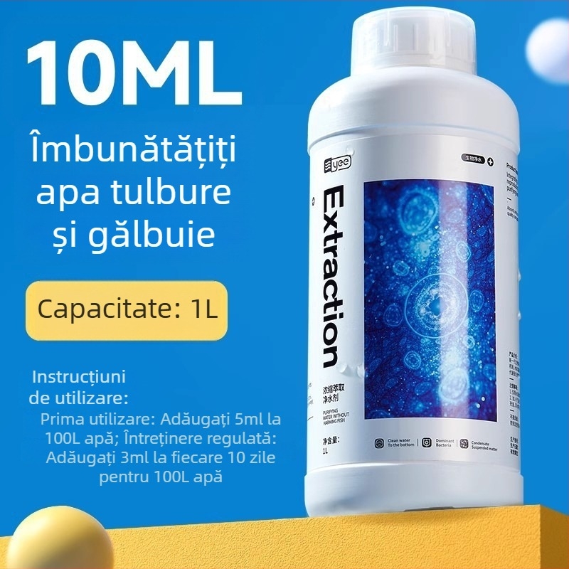Purificator de apă pentru acvariu - YEE plastic, clarificator pentru apă, pentru acvariu, 0,55 kg, fabricat în China
