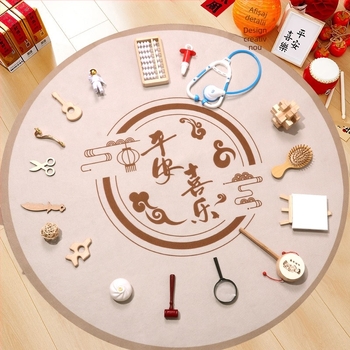 Blessings – Set de accesorii pentru prima aniversare a bebelușului, stil chinezesc modern pentru decorul spațiului