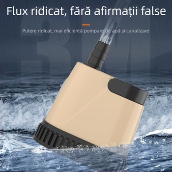Pompa submersibilă pentru acvariu – aspirație din partea de jos, circulație prin filtru, extrem de silențioasă, ABS material, pentru schimbarea apei