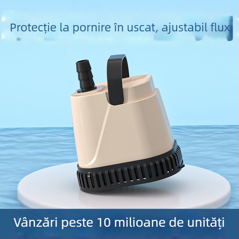 Pompa submersibilă pentru acvariu – aspirație din partea de jos, circulație prin filtru, extrem de silențioasă, ABS material, pentru schimbarea apei