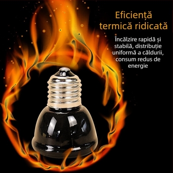 Lampă ceramică de încălzire pentru păsări – temperatură constantă, pentru găini și prepelițe, incubare și încălzire de iarnă