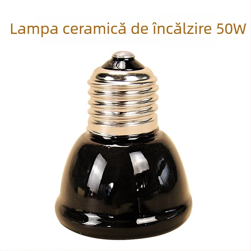 Lampă ceramică de încălzire pentru păsări – temperatură constantă, pentru găini și prepelițe, incubare și încălzire de iarnă