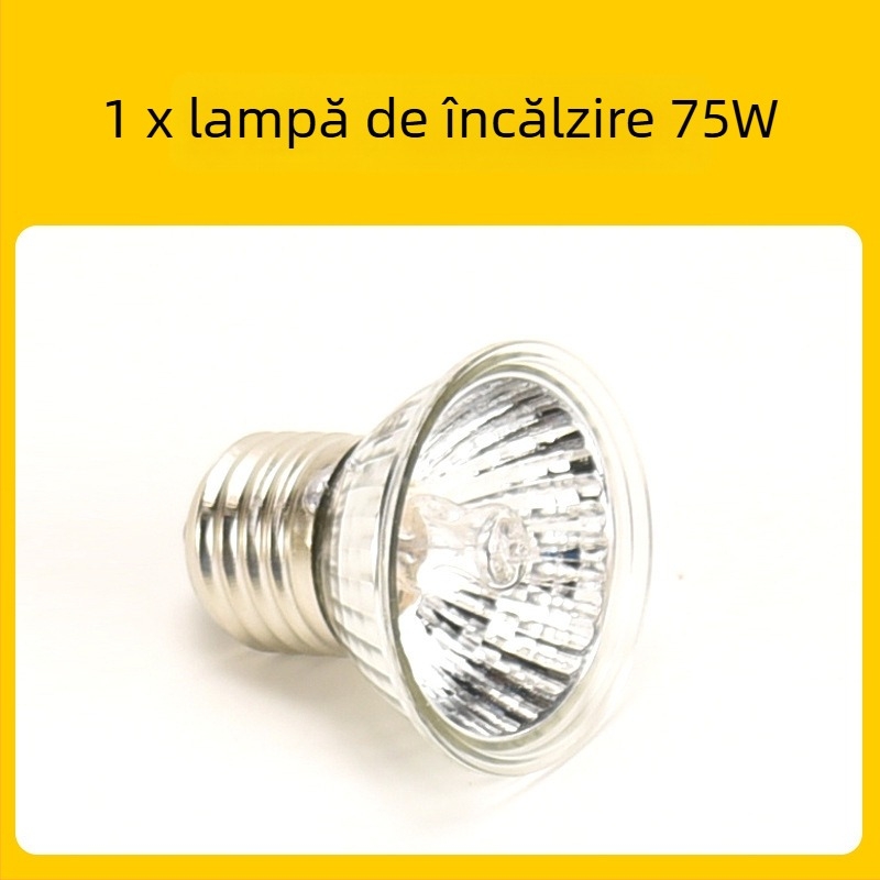 Lampă ceramică de încălzire pentru păsări – temperatură constantă, pentru găini și prepelițe, incubare și încălzire de iarnă