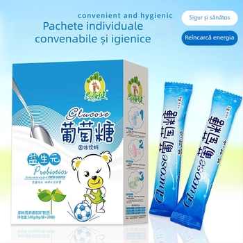 Glucoză comestibilă cu electroliți pentru animale de companie mici – ambalaj în cutie, potrivită pentru iepuri, porcușori de Guineea și alte animale mici
